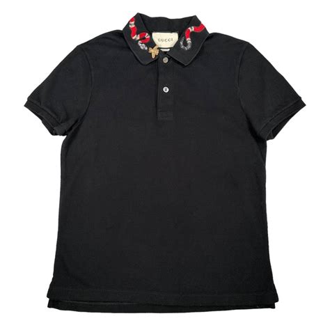 mens gucci summer polo|gucci polo snake collar.